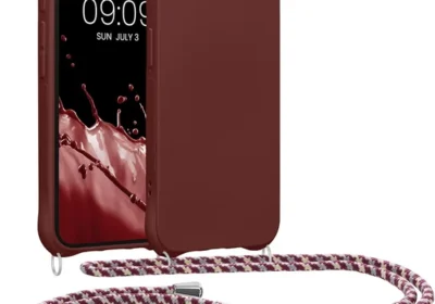 free ads Kwmobile Telefoonhoesje Compatibel met Apple iPhone 17/16 - Case met Koord in Bordeaux-Violet in Netherlands