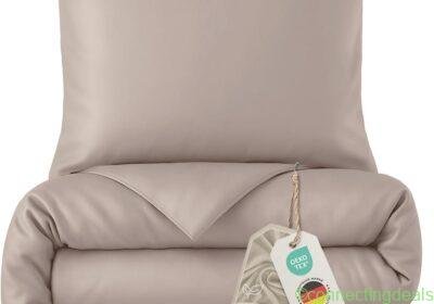 free ads LAYNENBURG Premium Lyocell Bettwäsche 135x200 + Kissenbezug 80x80 cm, 100% Lyocell Tencel aus Eukalyptus - Oeko-TEX zertifiziert in Slovenia