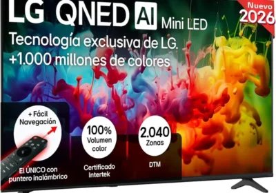 free ads LG 43QNED70B6C - Televisor de 43 pulgadas, MiniLED QNED, 4K AI, Smart TV, WebOS 25, Procesador Alpha 5 Gen7 AI, 120Hz, Super Escalado, HDR10a - 13% de descuento in Portugal
