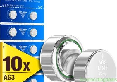 free ads LR41 Button Cell Batteries (10 Pack) - Best Price in Ireland