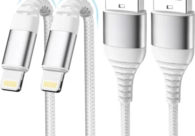 free ads LumFocus iPhone Ladekabel, Lightning Kabel [2er Set 1M + 2M] MFi zertifiziert - Nylon USB C Schnellladung in Norway