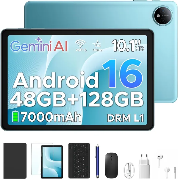 free ads Luzglo P10 Tablet: 16% Off – Android 16, 48GB RAM, 128GB ROM, 90Hz Screen