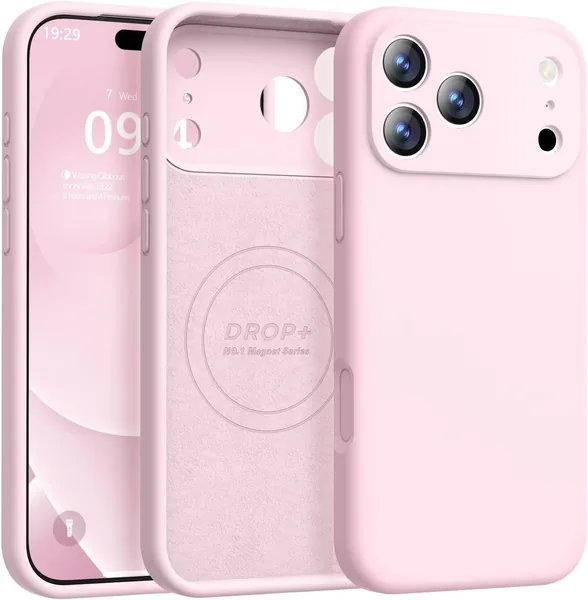 free ads Magnetic iPhone 17 Pro Max Case [Magsafe] Silicone Satin Smooth Shockproof Best Deal