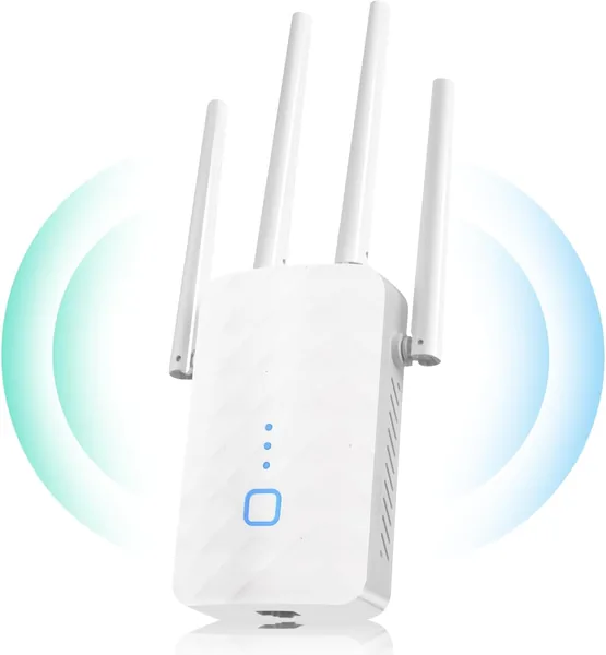 free ads Meetown WLAN Verstärker, Dual Band WLAN Wiederholer, 1200 Mbit/s WiFi Wiederholer mit Gigabit LAN, WPS, AP-Modus, 5G + 2.4GHz Kompatibilität (27% Rabatt)