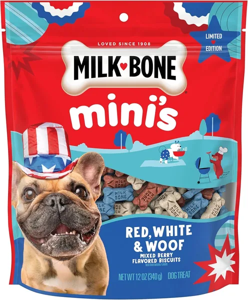 free ads Milk-Bone Mini’s Red, White & Woof 89% Off