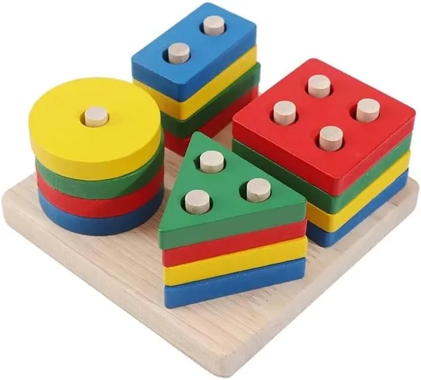 free ads Montessori Wooden Shape Sorting Puzzle – 20% Off