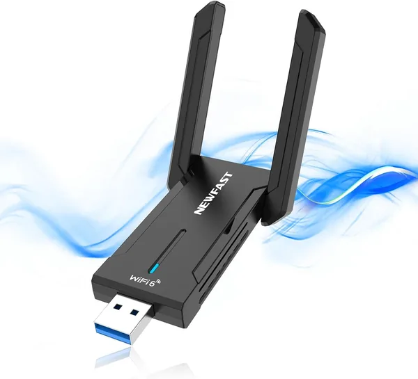 free ads NEWFAST 5400Mbps WLAN Stick 34% Off – Tri-Band WiFi 6E