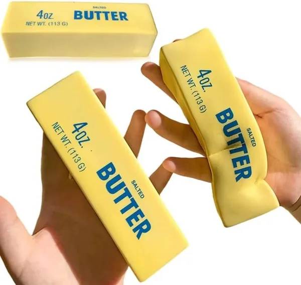 free ads NYVIO Butter Squishy بطيء الارتفاع تخفيف التوتر لعبة فك التوتر للأطفال والبالغين، لعبة حسية ناعمة للقلق والتحرير