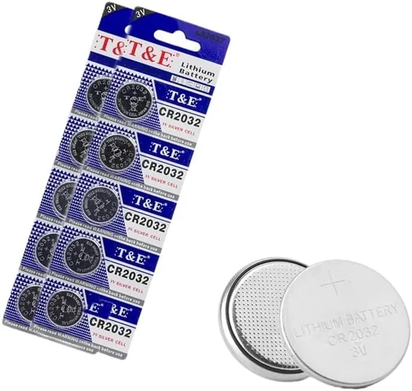 free ads Pack of 5 CR2032 Batteries – Universal Remote, Calculator & More