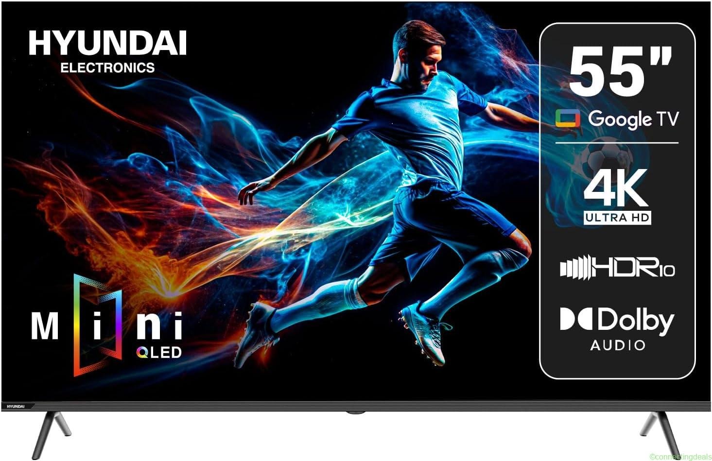 free ads Pantalla Hyundai HYLED5530QMG 55″ MiniQLED Smart UHD 4K – ¡Mejor Precio!