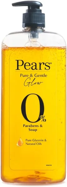 free ads PEARS 98% प्यारा ग्लिसरीन और प्राकृतिक तेलों से बना नरम और चमकता हुआ त्वचा के लिए शारीरिक वाश, 750 एमएल, 40% ऑफ