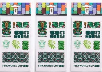 free ads Pegatinas Mundial 2026 Futbol Oficiales - Set de 3 Planillas de Vinilo in Mexico
