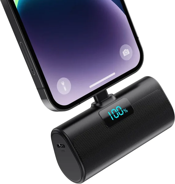 free ads Powerbank Ultra Compacte 5200mAh, Chargement Rapide PD 20W, Affichage LCD – Meilleure Offre
