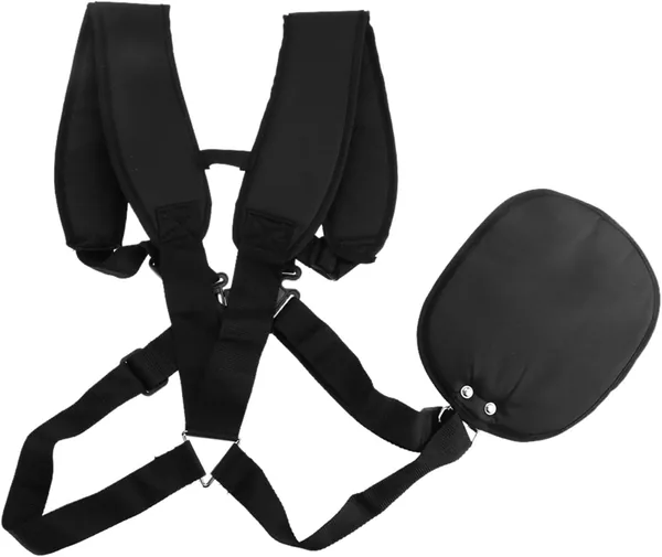 free ads Professional Double Strap Trimmer Harness – Nylon Brush Cutter Belt