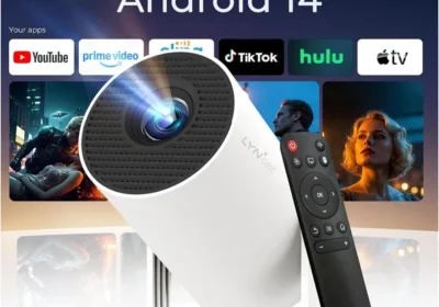 free ads Projecteur vidéo Wi-Fi 6 & Bluetooth 5.4 - Full HD 1080p/4K, Android 14, Auto in Belgium
