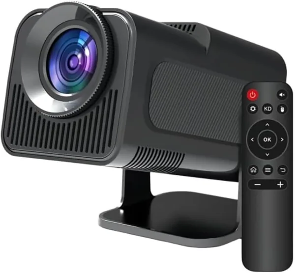 free ads Projetor Mini Portátil HY320 4K Full HD Android 11 5G Wi-Fi 6 Bluetooth Espelhamento de Celular Controle Remoto Correção – 66% Off