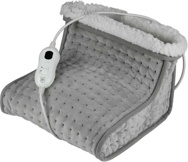 free ads PURE PLEASURE Electric Heated Foot Warmer | 4 Heat Settings | Washable Wool Liner | 12 M
