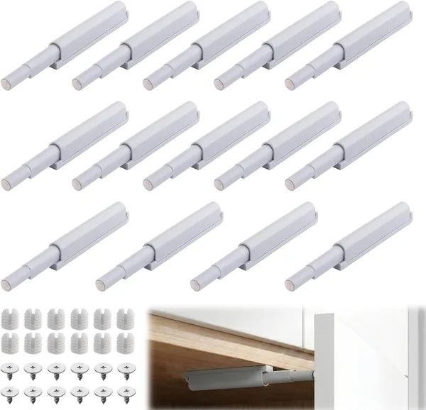 free ads Push to Open Door Opener – 14 Magnetic Latches for Cabinet Doors