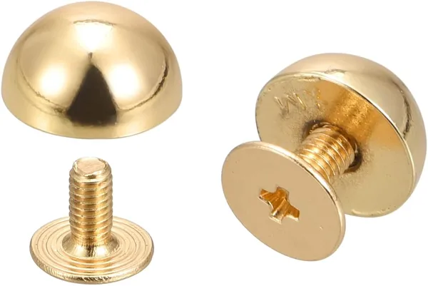 free ads QUARKZMAN Rivets with Screw Cap – 6 Sets of 10 x 5 mm Round Rivets
