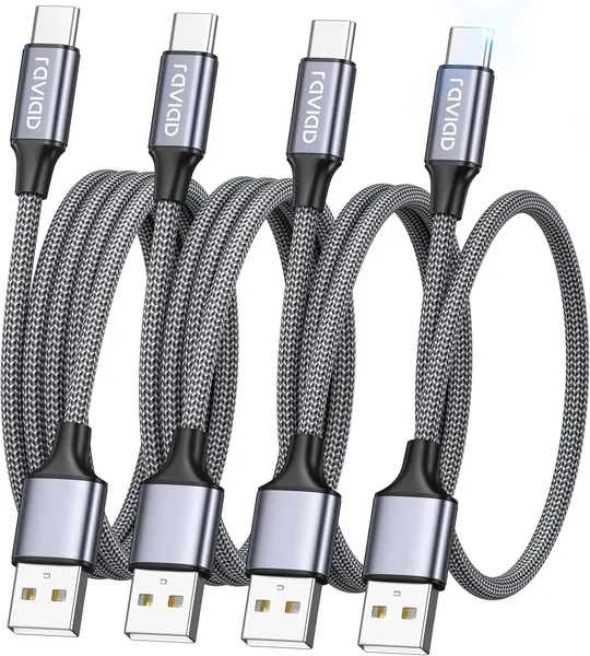 free ads Raviad USB Typ C Kabel 2 m Nylon Type C Lade kabel Hochgeschwindigkeits-Datenkabel für Samsung Galaxy S10 / S9 / S8 / A5 (2017)