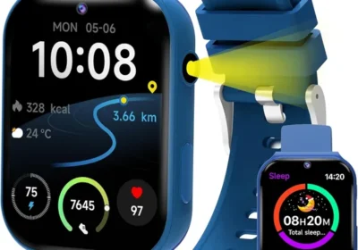 free ads Reloj Inteligente para Niños, Bracelet de Actividad con IP68, Pantalla HD de 1.8 Pulgadas para Niños de 3 a 15 Años, Pedómetro, Monitor de Sueño, Cámara, S in Spain