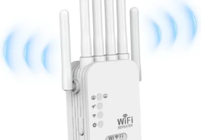 free ads Repetidor WiFi, 1200 Mbps Amplificador de Señal, Dual Banda 5GHz y 2.4GHz con WPS, 6 Antenas Externas Potentes in Spain