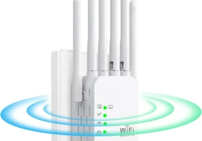 free ads Ripetitore WiFi 1200Mbps, Dual Band 5GHz e 2.4GHz, Amplificatore Segnale con 6 Antenne e 2 Porte LAN in Italy
