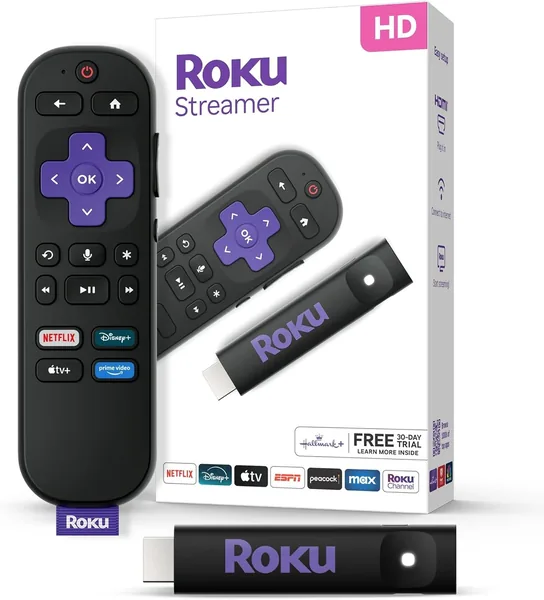 free ads Roku 3840S2 Dispositivo de Streaming HD 2025 con Control Remoto por Voz, Diseño Compacto, USB, 1080p – Mejor Oferta