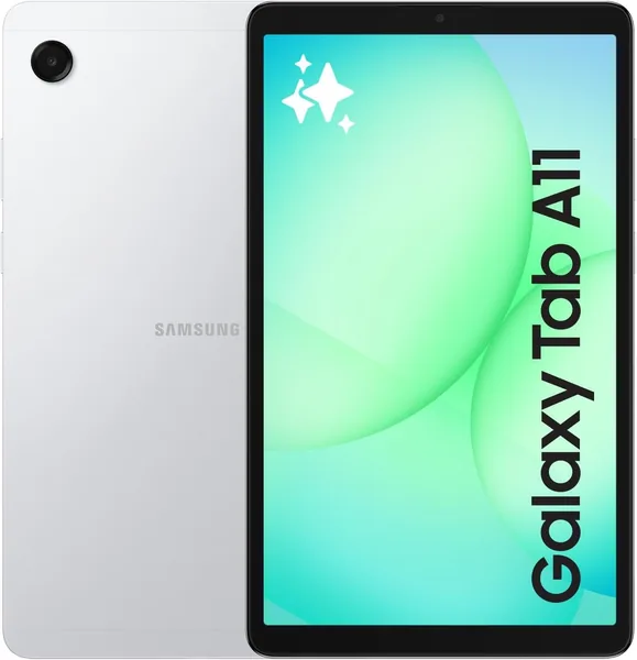free ads Samsung Galaxy Tab A11, Garanzia 3 Anni, Tablet Android, WiFi, 4GB RAM, 64GB, Design Compatto, Schermo 8.7″ 90Hz, Argento
