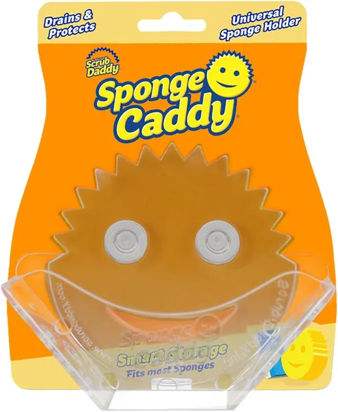 free ads Scrub Daddy Sponge Caddy Universal Household Sponge Holder – In Sink Sponge Holder with Dual Suction