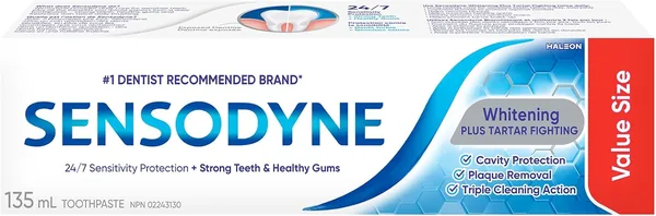 free ads Sensodyne Whitening & Tartar Toothpaste Best Deal