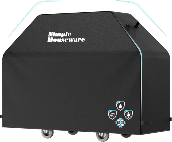 free ads Simple Houseware BBQ Cover 182cm Waterproof 600D