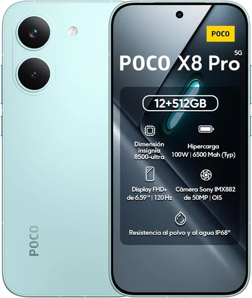 free ads Smartphone Xiaomi Poco X8 Pro 512GB / 12GB RAM (Verde) – Melhor Preço