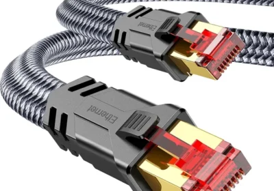 free ads Snowkids Cat 8 Netzwerkkabel 5 m, 40 Gbps LAN-Kabel Hochgeschwindigkeits-Ethernetkabel 2000 MHz S/FTP POE Gigabit RJ45 Nylon Flechtkabel in Denmark
