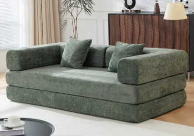 free ads Sofá Modular UTILIA con Espuma de Memoria, Convertible 5 en 1, Sofa Cama Matrimonial de 3 Plazas sin Resorte, Tapiz in Mexico