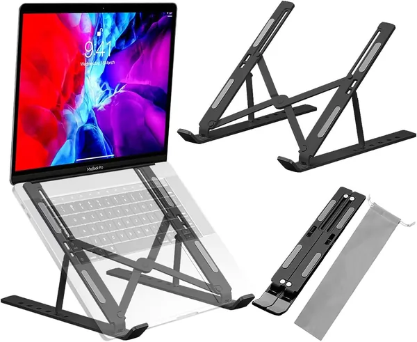 free ads Soporte Portátil MXHIGO para Laptop de Aluminio con 7 Niveles Ajustables