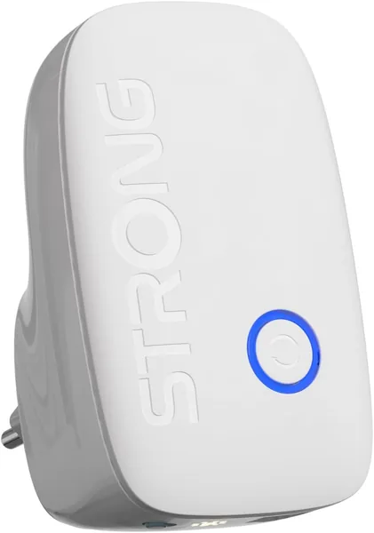 free ads Starkes WLAN-Verstärker AC1200 für Steckdose – Dualband-WLAN-Wiederholer und Internetverstärker mit WPS, LAN-Anschluss, Zugangspunkt, Stroboskoplicht