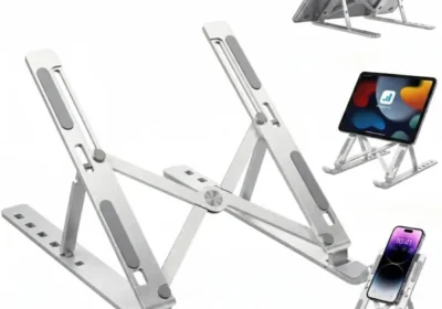 free ads Suporte Notebook e Tablet de Alumínio Premium - Ajustável em 6 Níveis - Dobrável Portátil com Estojo de Armazenamento in Brazil