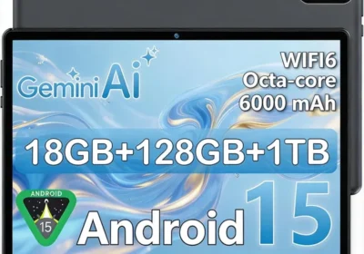 free ads Tableta Android 15 de 10 pulgadas gris, 6GB RAM (hasta 18GB) 128GB, Octa-Core T30, Pantalla IPS 1280x800, Batería 6000mAh, Wi-Fi in Portugal