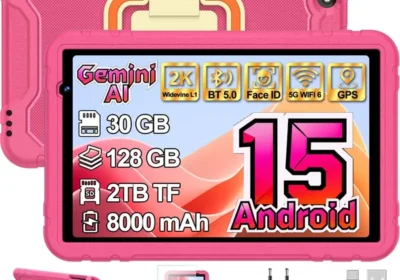 free ads Tablette Enfants 10 Pouces Android 15 avec Gemini AI, 30 + 128 Go, WiFi 6, 8000 mAh, Widevine L1, GPS, Face ID - Économisez 34% ! in France