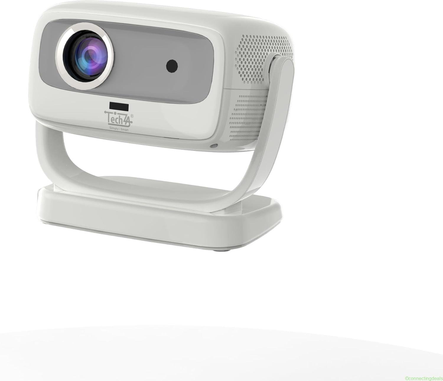free ads TechZA Smart Projector TZ-R2, 4K, 220 ANSI Lumens, Android 11.0 – Best Price