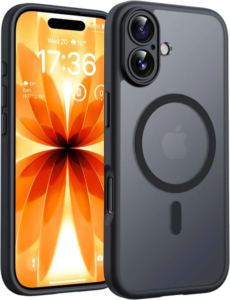free ads TOCOL Funda para iPhone 17, Protección Cámara y Magsafe, Carcasa Resistente a Caídas