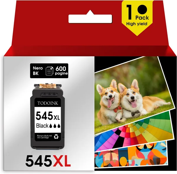 free ads TODOINK 545XL – Cartucce di inchiostro di ricambio per Canon 545 XL PG 545 (Multipack per MX490, MX495, MG2550s, MG2550ts, TS3150, TS) – Risparmia il 5%