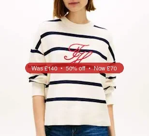 Free ad: free ads Tommy Hilfiger Premium Knit Striped Crew Neck Jumper - 50% Off in United Kingdom. free ads Tommy Hilfiger Premium Knit Striped Crew Neck Jumper - 50% Off in United Kingdom