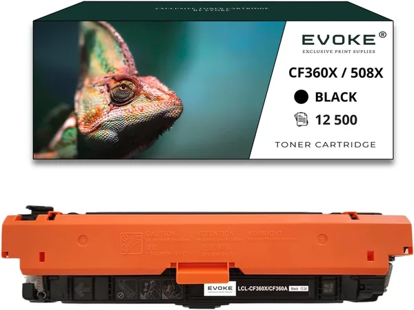 free ads Toner compatible EVOKE 508X CF360X pour HP M552dn/M553/M553dn/M577dn/M577f/M553dnm – Noir (12500 pages) – Best Deal