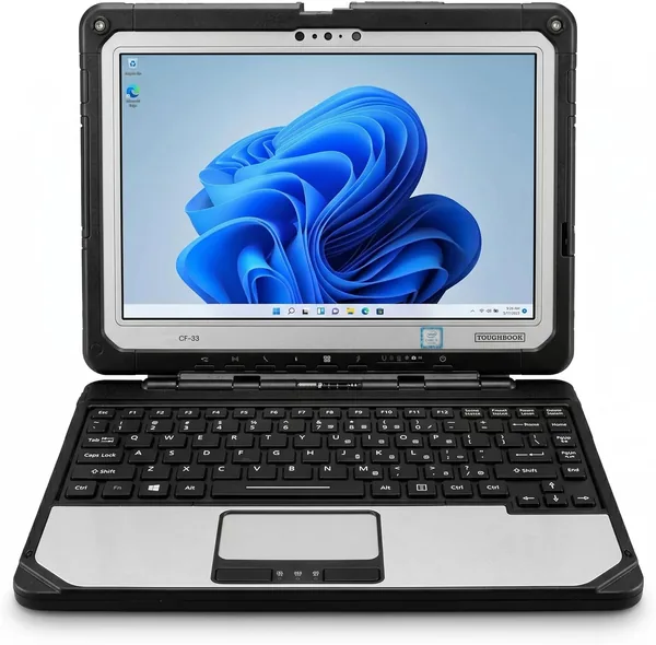 free ads Tough-Book CF-33 MK1 Rugged 2-in-1 Detachable Laptop, Core i5-7300U vPro, 12″ QHD 2160×1440 1200-Nit