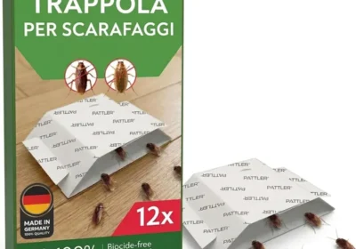 free ads Trappi per blatte indoor Pattler - 12 pezzi, senza veleno, con colla ad alta resistenza per l'eliminazione delle blatte in Italy