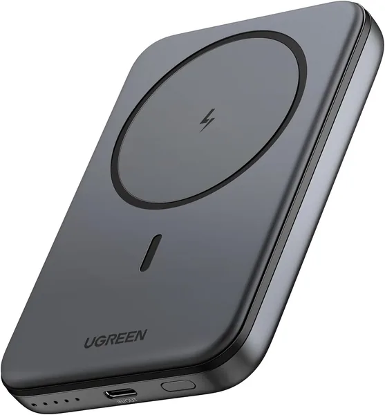 free ads UGREEN Zapix Draadloze Powerbank 10000mAh met Magnetische Lading en USB-C Snel Laden
