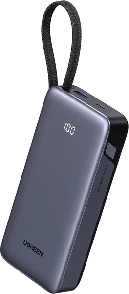 free ads UGREN Nexode 45W Batterie Externe 20000mAh Charge Rapide USB C Câble PD3.0 Portable 25% Off