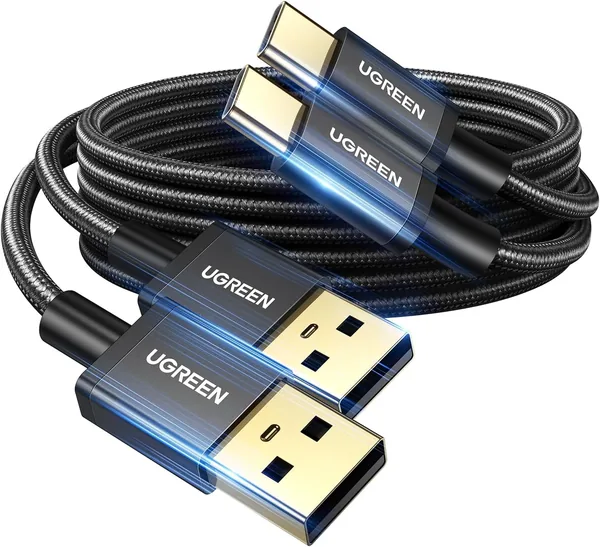 free ads UGRENE USB A to USB C Cable [2-Pack, 1M] Fast Charging Type C Cord
